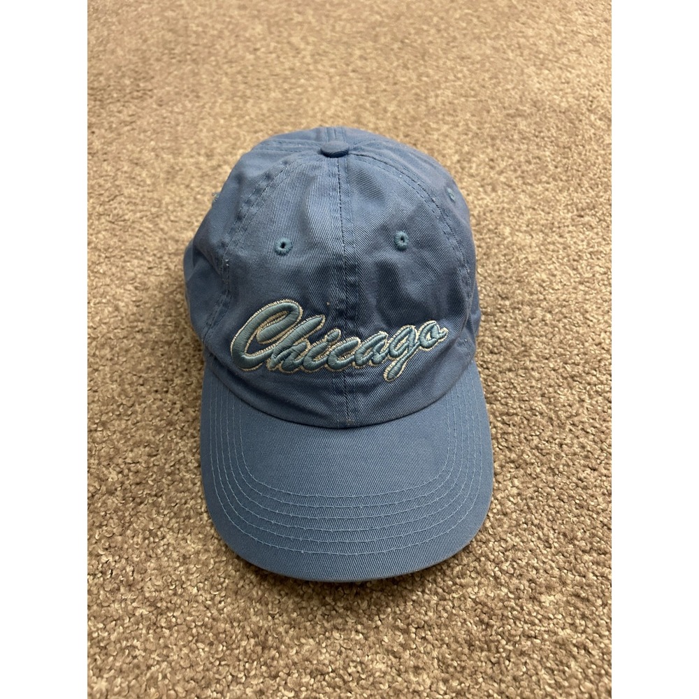 Headwear Depot Chicago Baseball Cap Unisex OSFA Blue Excellent Embroidered Hat